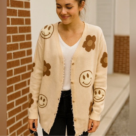 NWOT Miss Sparkling Cardigan Sweater - Picture 1 of 5
